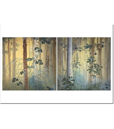 Amazon.co.jp: 世界の名画 下村観山 弱法師（よろぼし）ジークレー技法